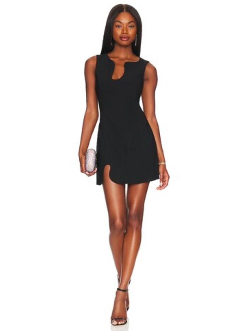Amanda Uprichard Puzzle Dress in Black